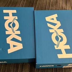 Two pairs of used Clifton 8 Hokas